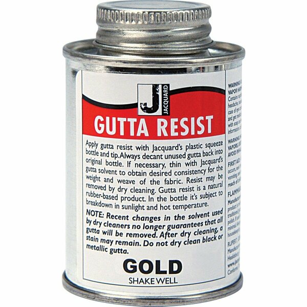 Jacquard Gutta Resist 4oz-Gold JAC1782